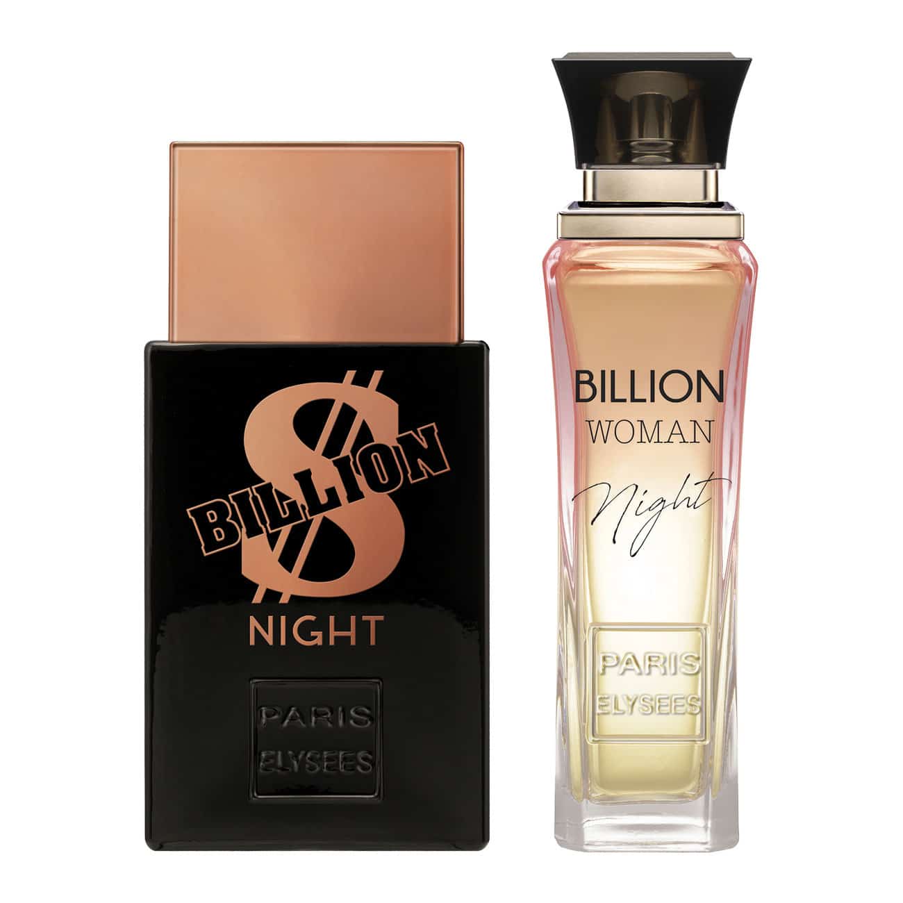 Billion Night Perfume Duo for Men and Women | Paris Elysees Parfums